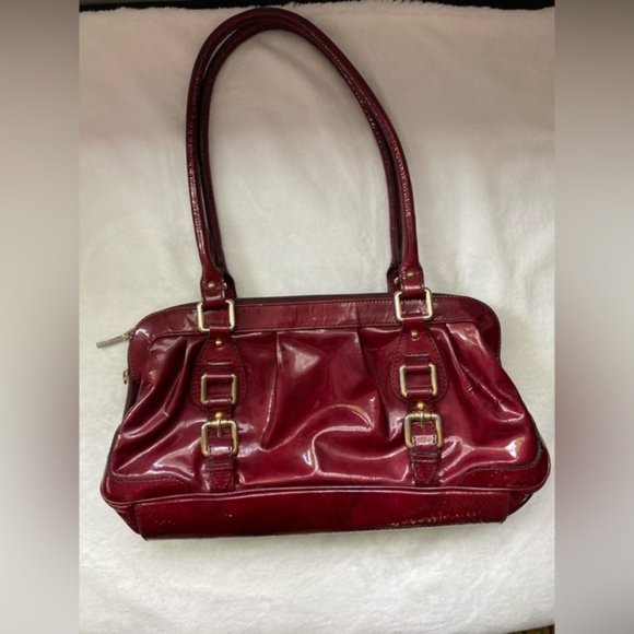 Vintage Michel Angelo red patent leather red purse - Picture 2 of 16